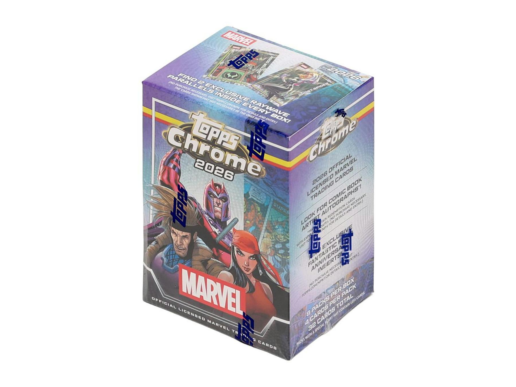 2026 Topps Chrome Marvel Comics Blaster Box (7/1)