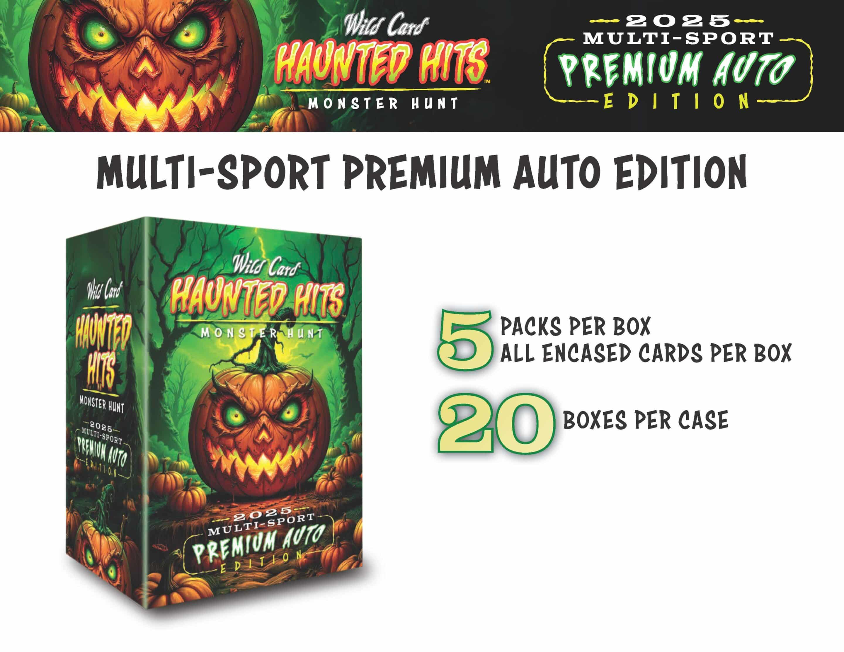 2025 Wild Card Haunted Hits Multi-Sport Premium Auto Edition Hobby Box