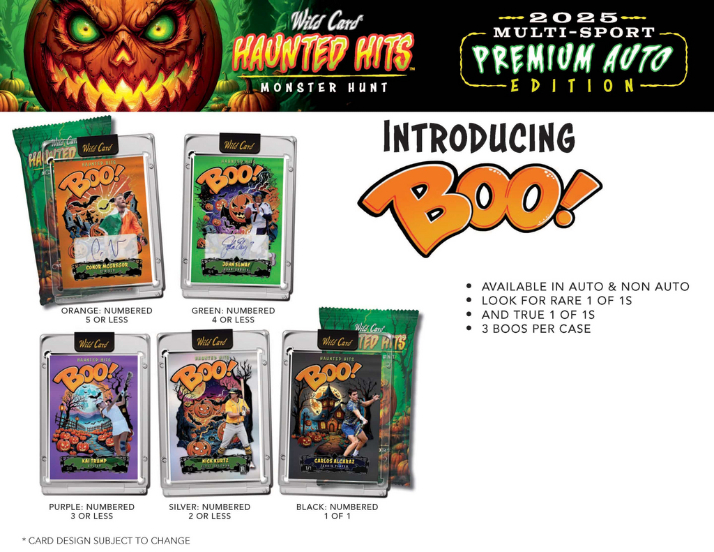 2025 Wild Card Haunted Hits Multi-Sport Premium Auto Edition Hobby Box