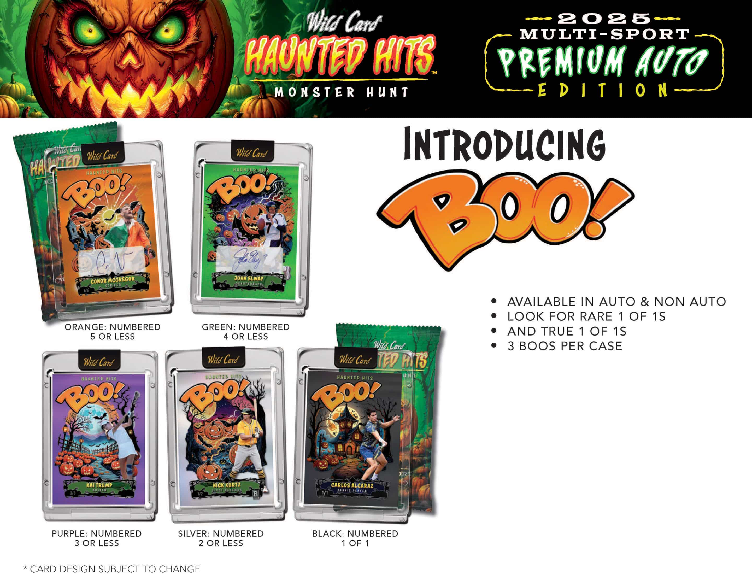 2025 Wild Card Haunted Hits Multi-Sport Premium Auto Edition Hobby Box
