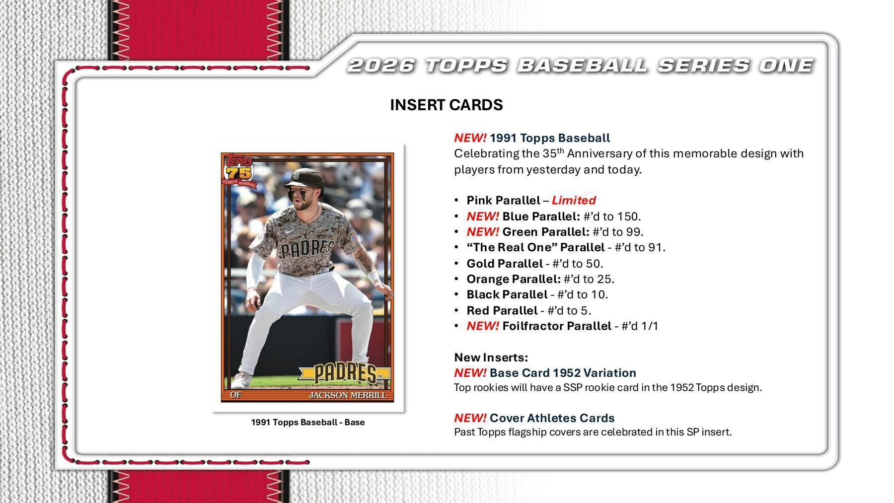2026 Topps Series 1 Baseball Hobby Jumbo Pack (2/11)