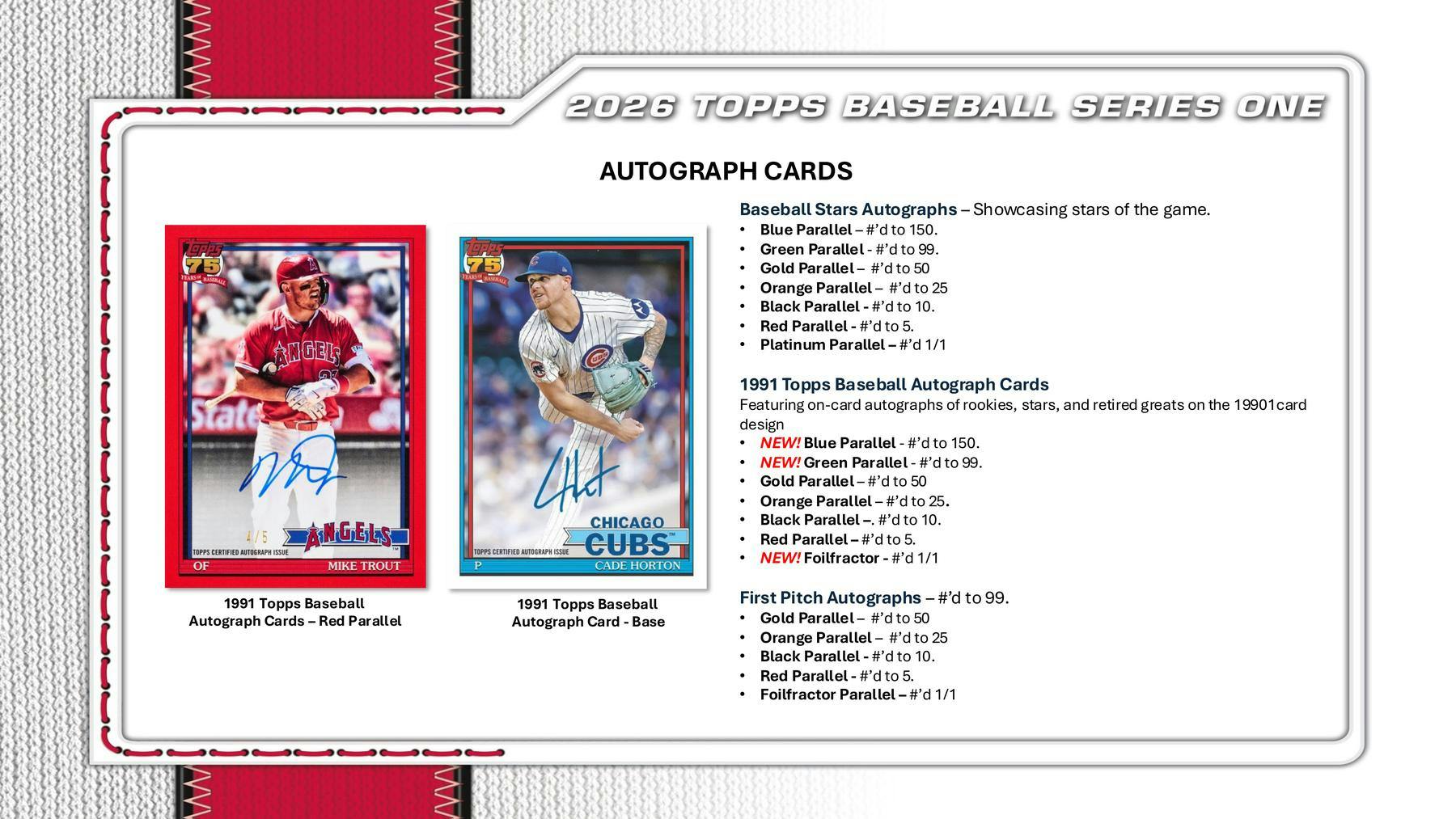2026 Topps Series 1 Baseball 6-Pack Blaster Box (2/11)
