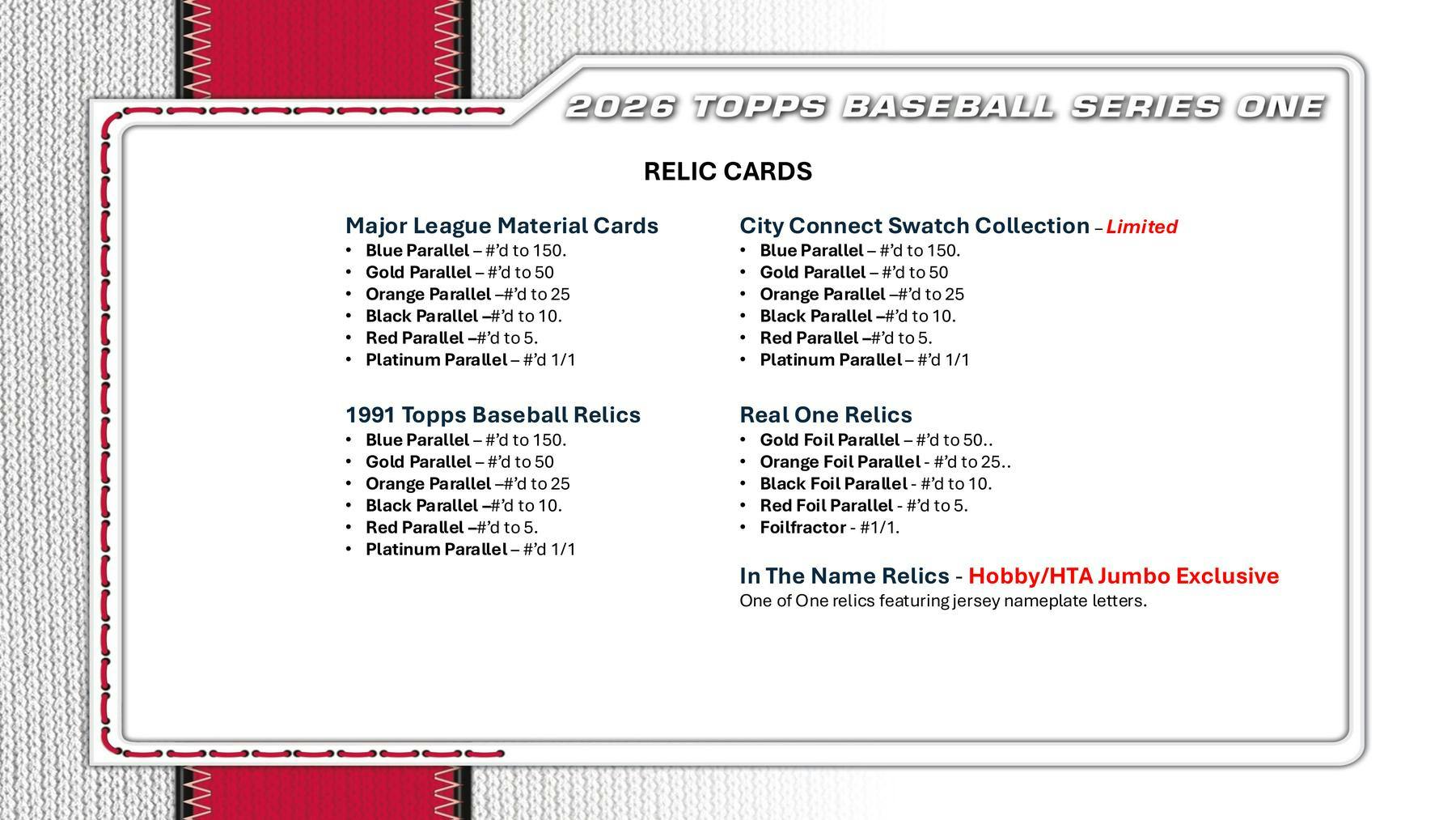 2026 Topps Series 1 Baseball Hobby Jumbo Pack (2/11)