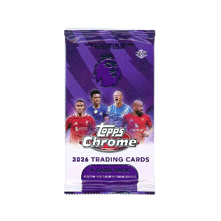 2025-26 Topps Chrome Premier League EPL Soccer Hobby Pack