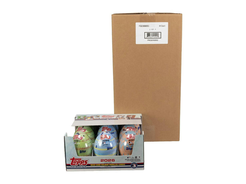 2026 Topps Baseball Series 1 9-Tin 4-Box Case (36 Tins!)