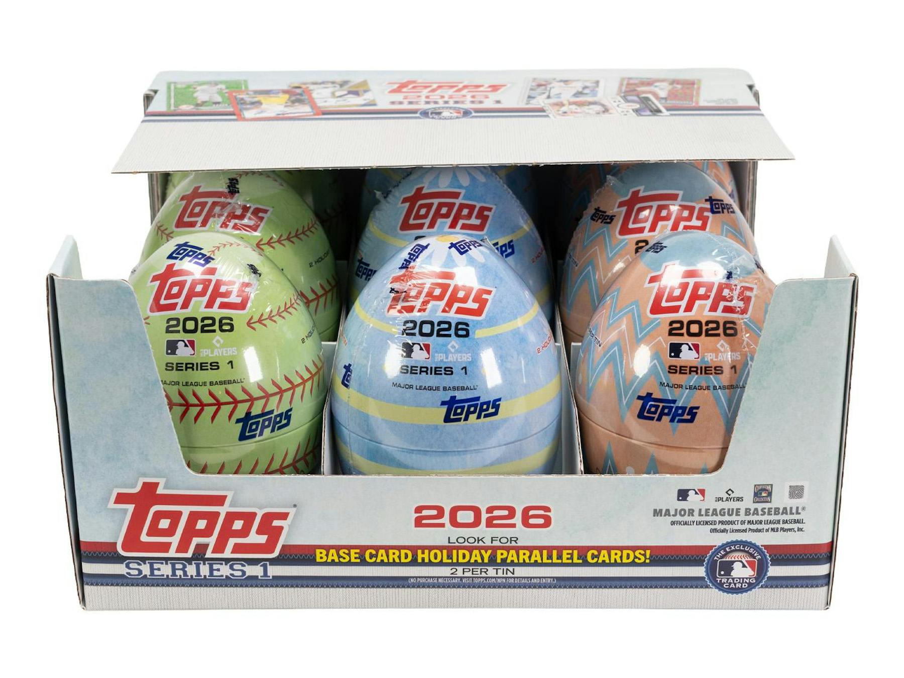 2026 Topps Baseball Series 1 9-Tin 4-Box Case (36 Tins!)