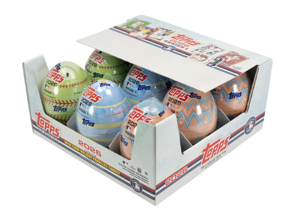 2026 Topps Baseball Series 1 9-Tin 4-Box Case (36 Tins!)