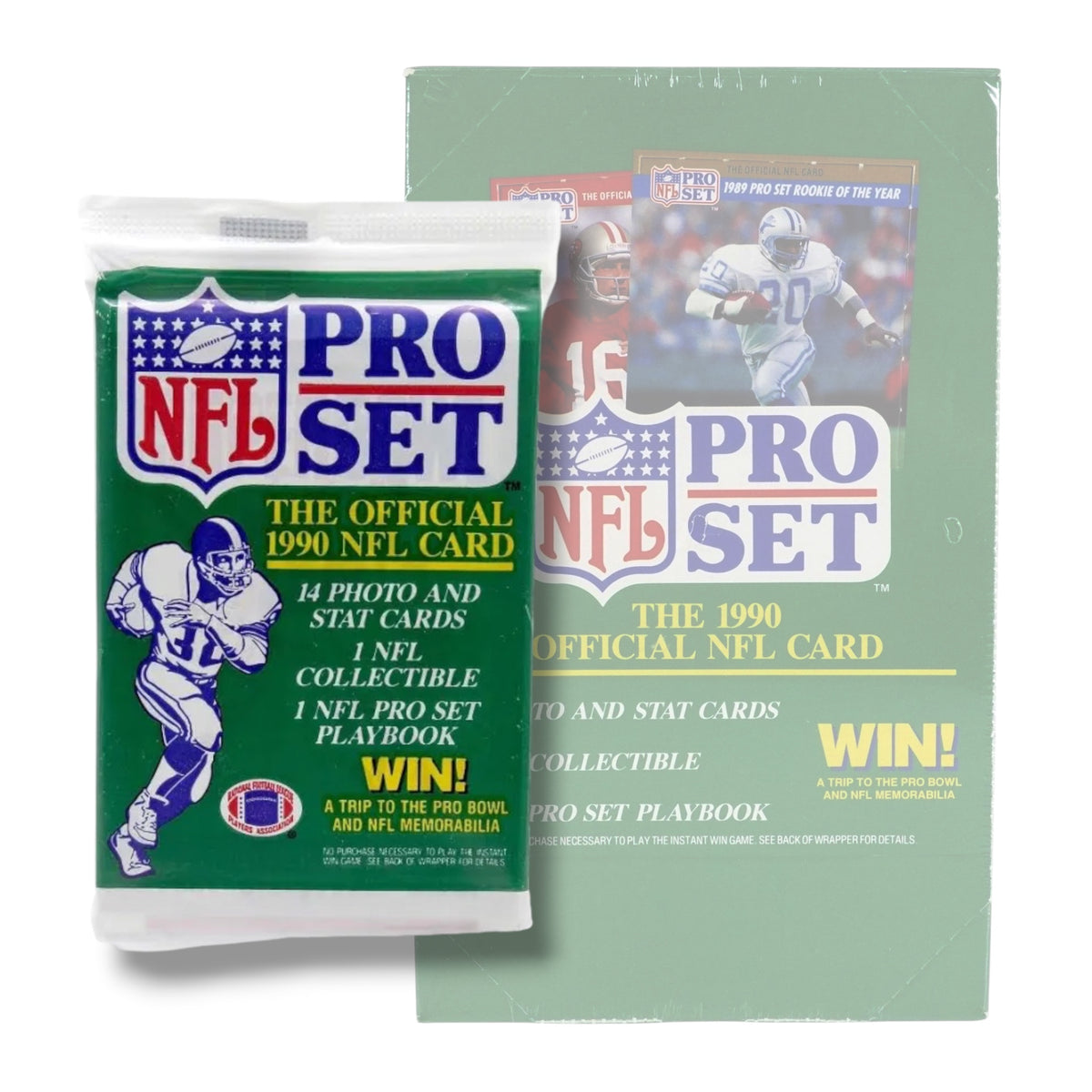 1990 Pro Set Series 1 NFL Football Wax Pack