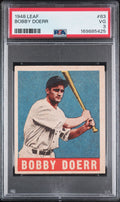 1948 Leaf Bobby Doerr #83 PSA 3 VG – Boston Red Sox (GC)