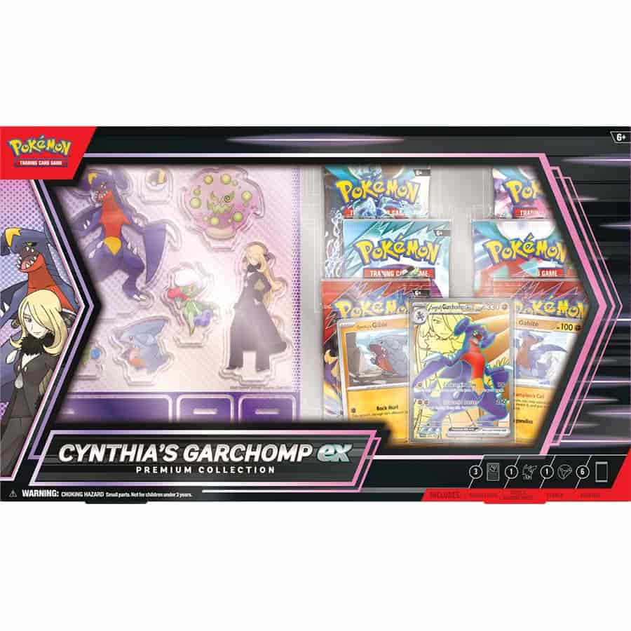 Pokémon TCG: Cynthia's Garchomp ex Premium Collection Box (6/13)