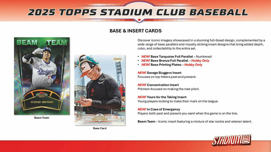 2025 Topps Stadium Club Baseball Mega Box