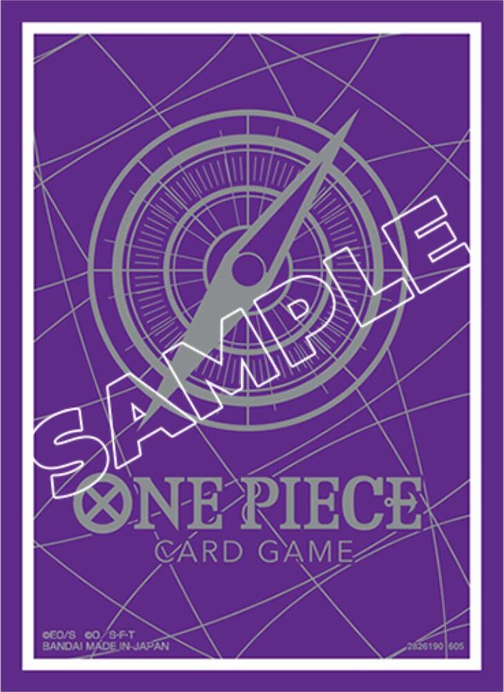 One Piece TCG: Official Limited Sleeves - Standard Purple & Silver - Bandai Card Sleeves