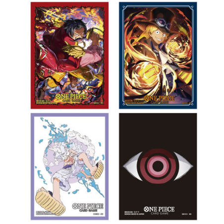 One Piece TCG: Official Limited Sleeves - Standard Purple & Silver - Bandai Card Sleeves