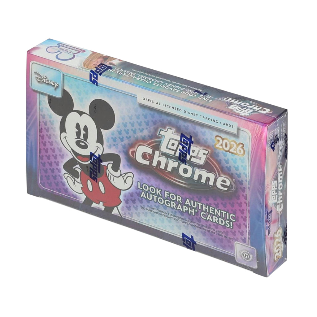 2026 Topps Chrome Disney 12-Pack Hobby Box (6/17)