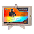 2025 TOPPS FINEST FINEST MOMENTS AUTOGRAPHS FMA-JD JAYDEN DANIELS ORANGE REFRACTOR 07/25 (GV)