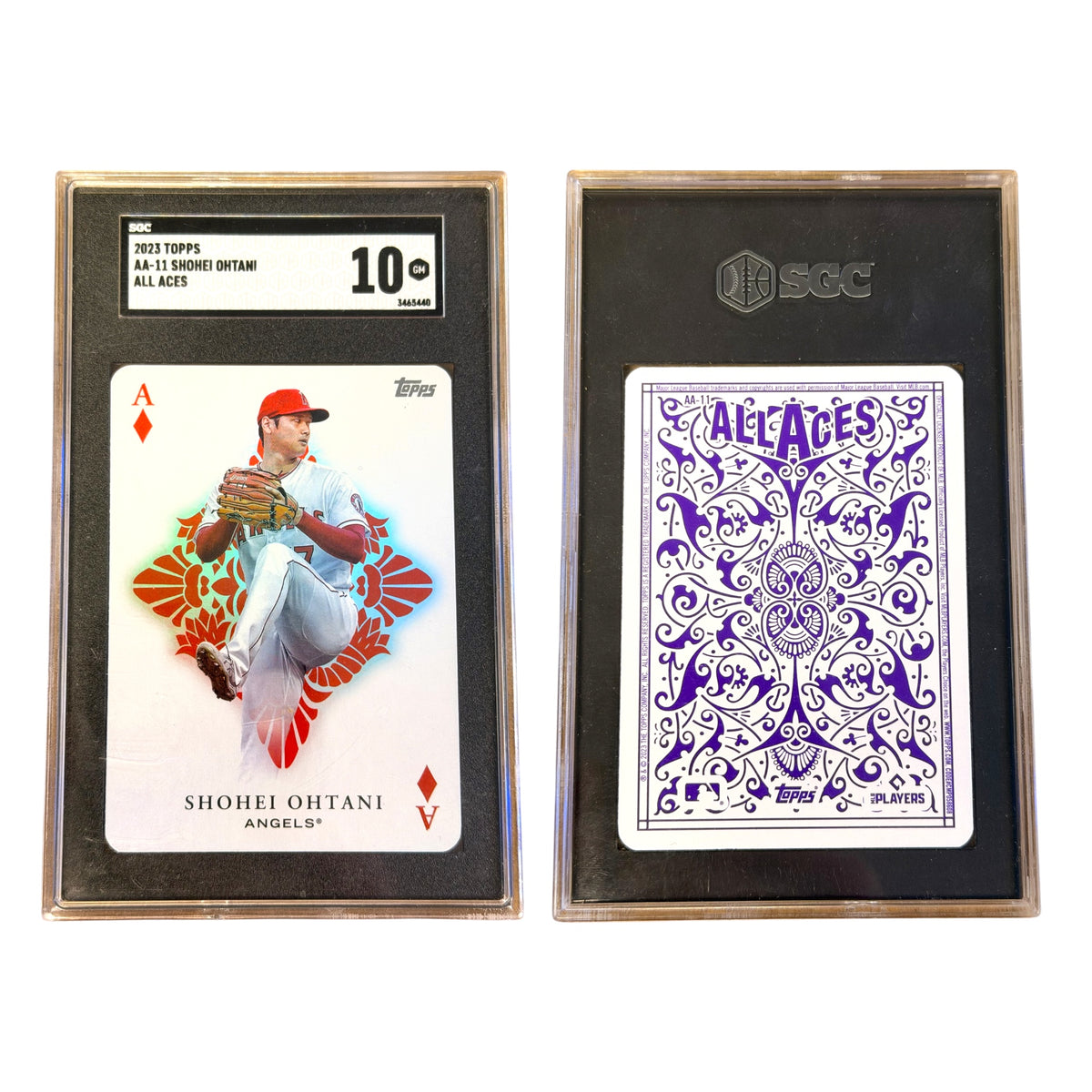 2023 TOPPS ALL ACES AA11 SHOHEI OHTANI SGC 10 (AR)