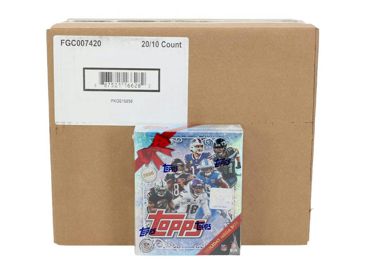 2026 Topps Holiday Football Holiday 20-Box Mega Case (Presell 10/23)