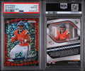 2025 PANINI PRIZM #303 RJ HARVEY NO HUDDLE RED 95/99 PSA 10