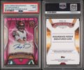 2024 TOPPS RESURGENCE RESURGENCE ROOKIE SIGNATURES #RRSJD JAYDEN DANIELS RR SIG-PINK POWER SURGE 1/10 PSA 9