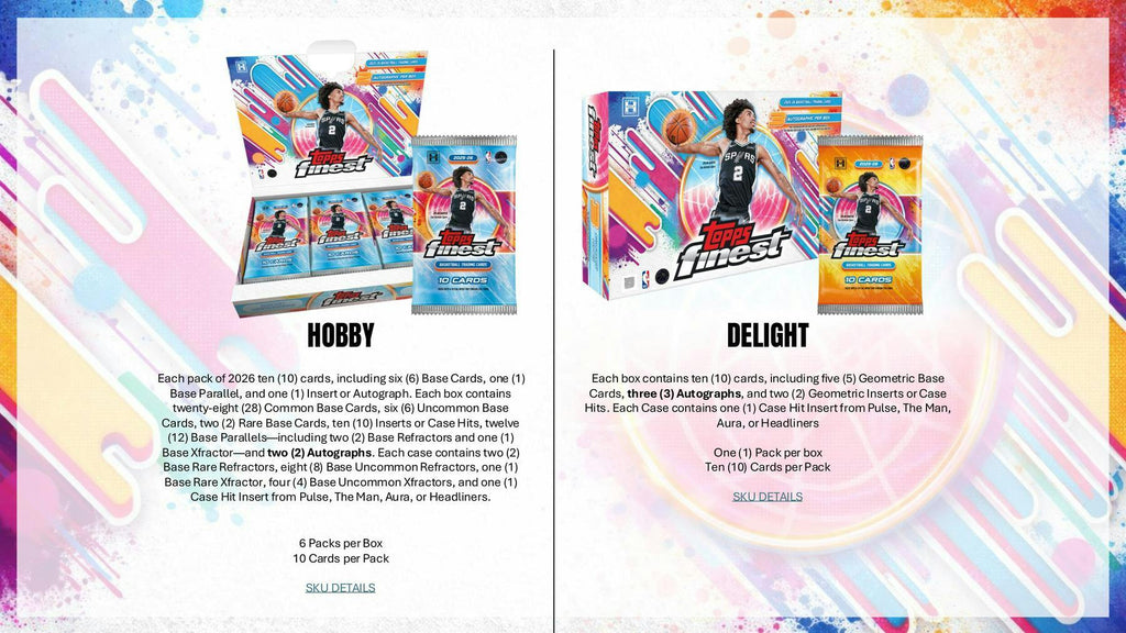 2025-26 Topps Finest Basketball Hobby Pack (2/26)