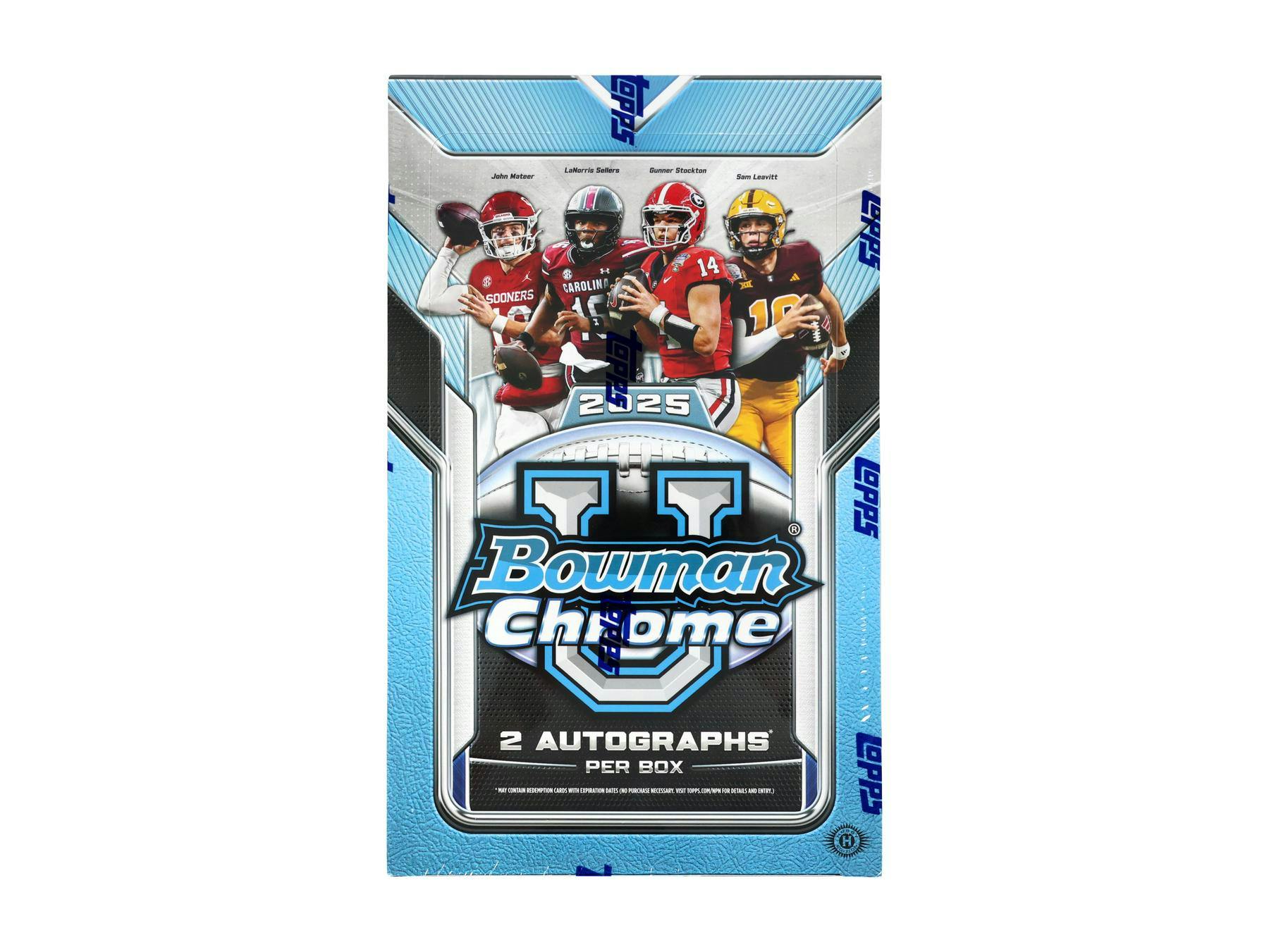 2025 Bowman University Chrome Football Hobby Pack (10/31)