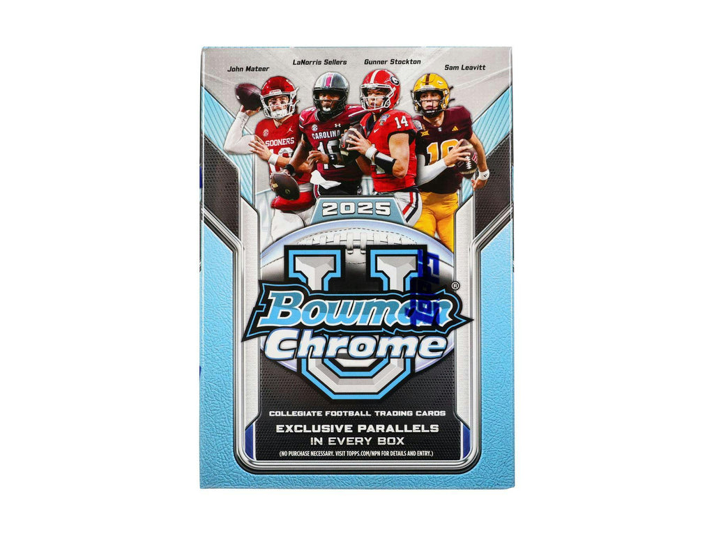 2025 Bowman University Chrome Football 7-Pack Blaster Box (10/31)