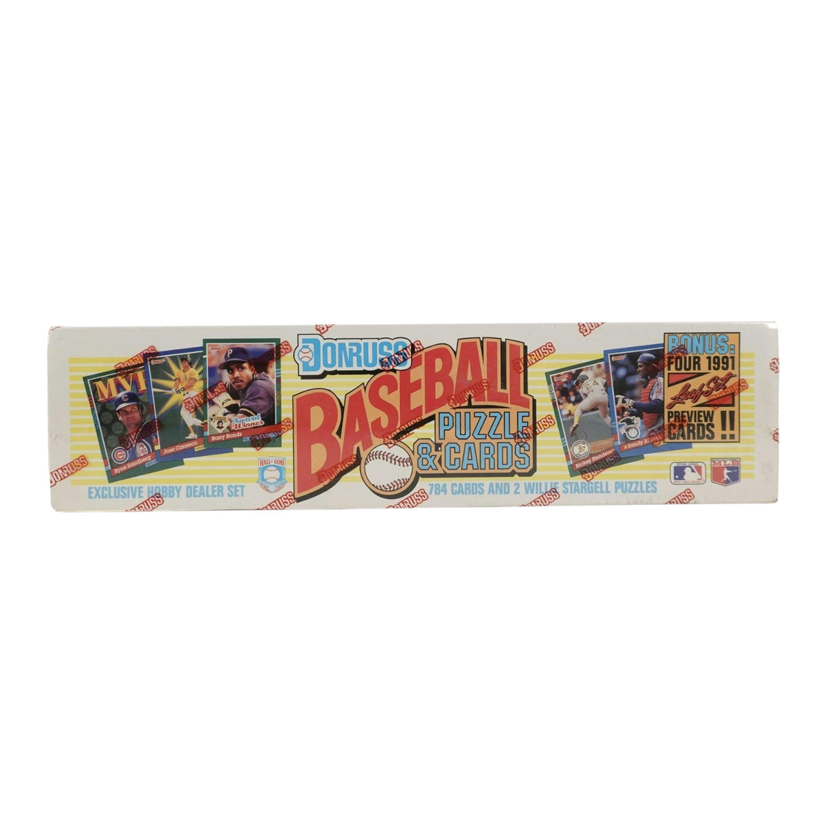 1991 Donruss Baseball 792-Card Collector Set (Bonus: 4 Studio Preview Cards by Leaf)