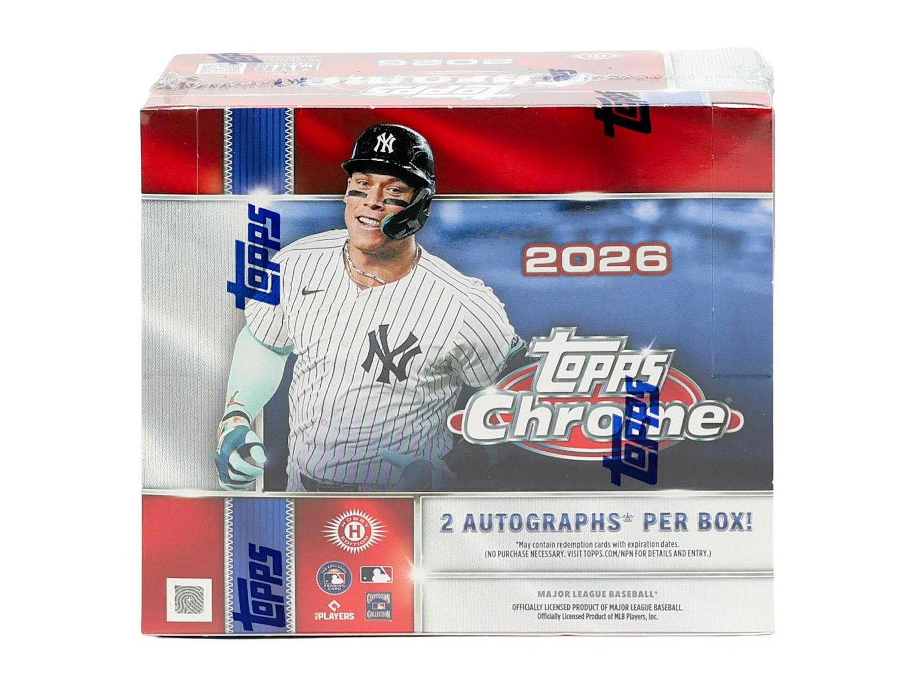 2026 Topps Chrome Baseball Hobby Jumbo 8-Box Case (Presell 7/22)