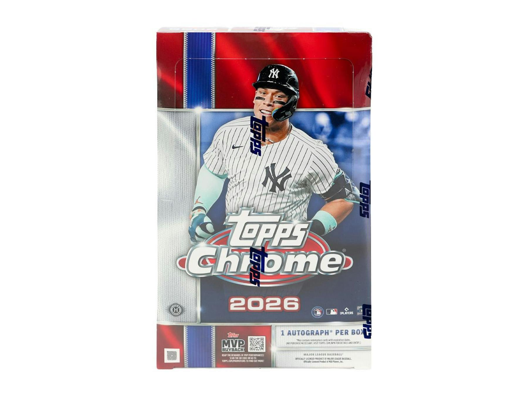 2026 Topps Chrome Baseball Hobby 12-Box Case (7/22)