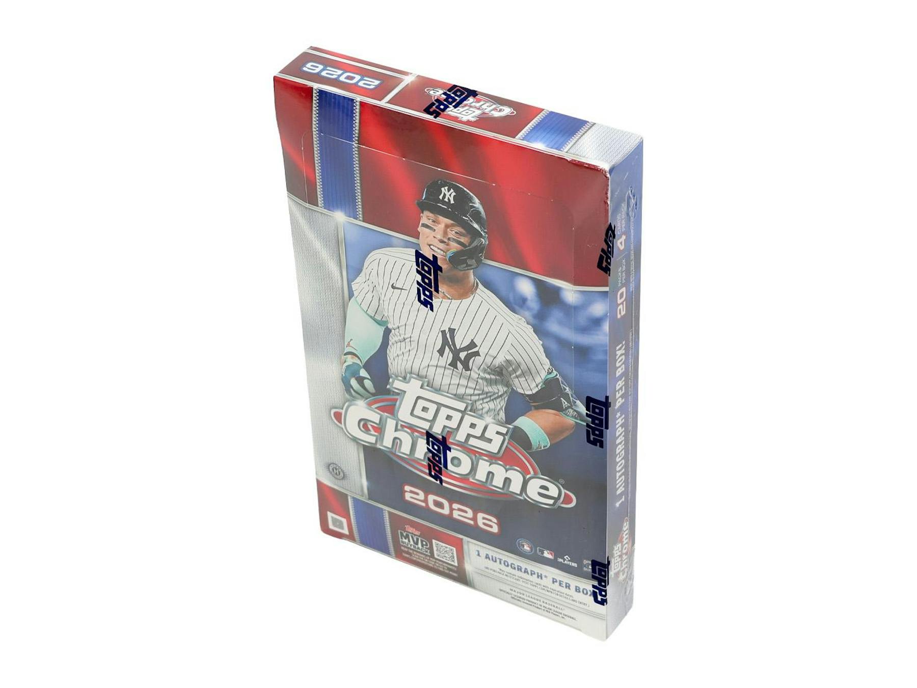 2026 Topps Chrome Baseball Hobby 12-Box Case (7/22)