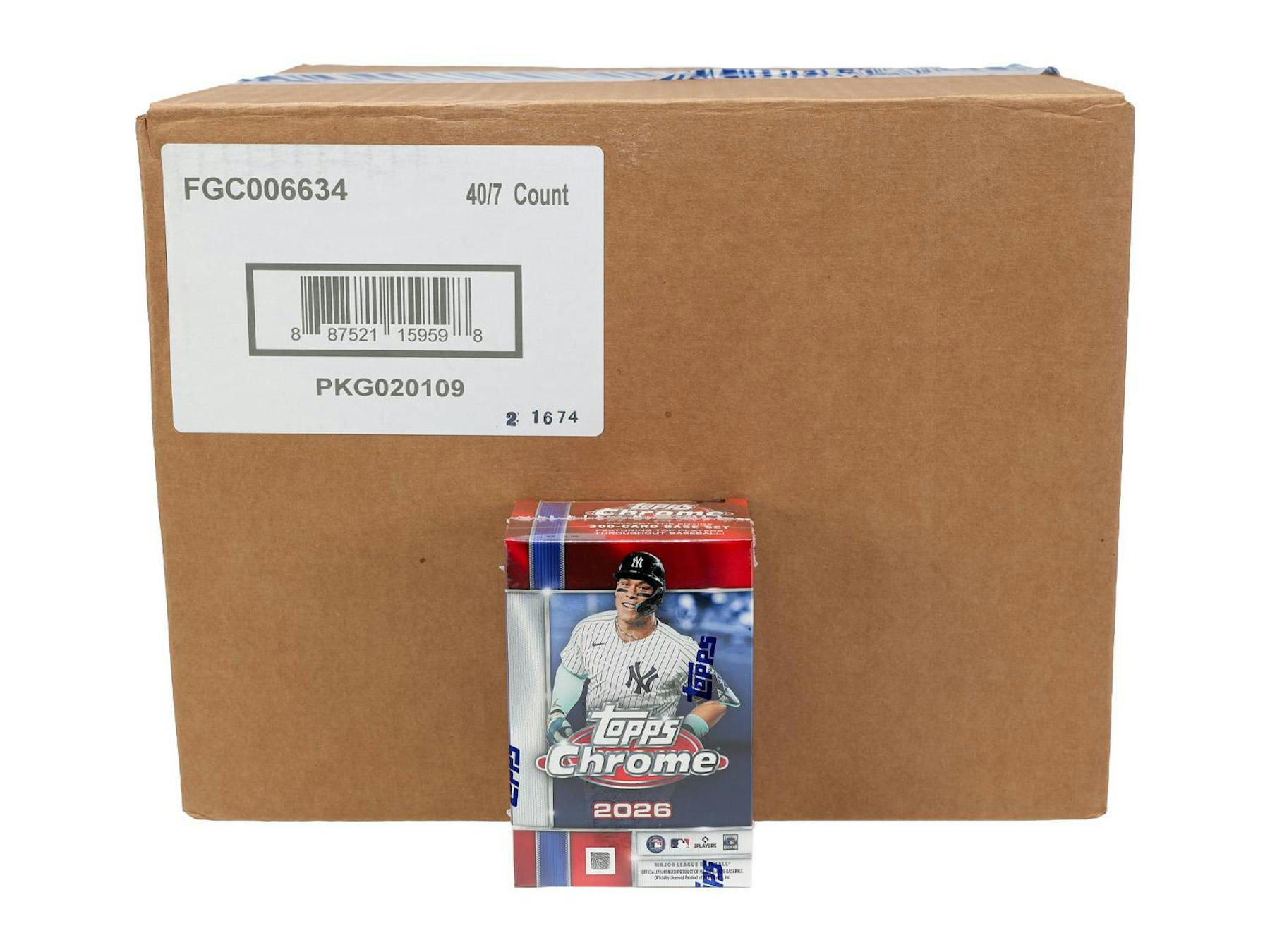 2026 Topps Chrome Baseball Blaster 40-Box Case (7/22)