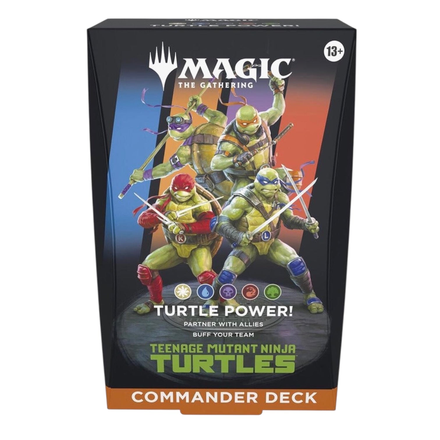 Magic The Gathering TCG: Teenage Mutant Ninja Turtles Commander Deck - Turtle Power (Case)