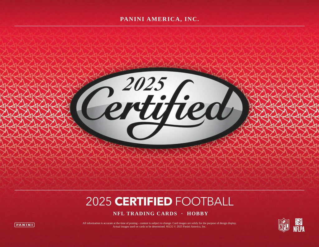 2025 Panini Certified Football Hobby Box (11/5)