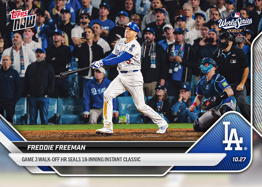 2025 MLB Topps NOW Freddie Freeman #908 (PR: 28156)