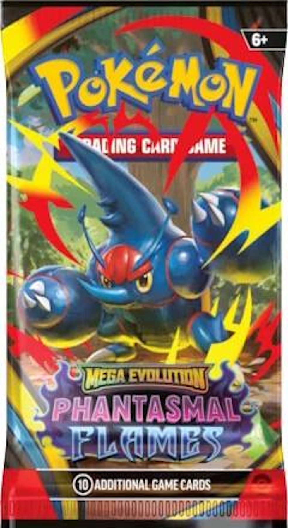 Pokémon TCG: Mega Evolution - Phantasmal Flames Booster Pack