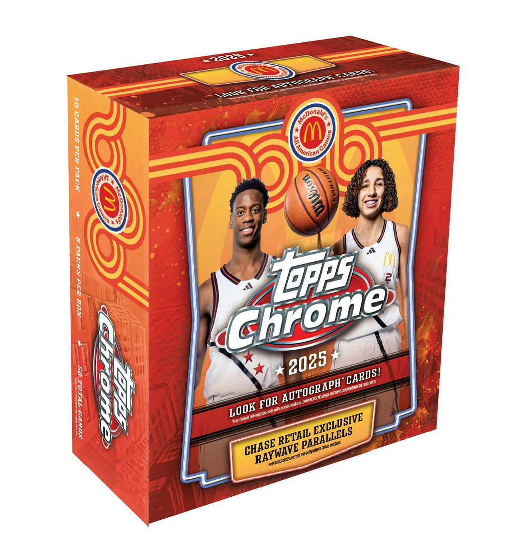 2025 Topps Chrome McDonalds All-American Basketball Mega Box (3/12)