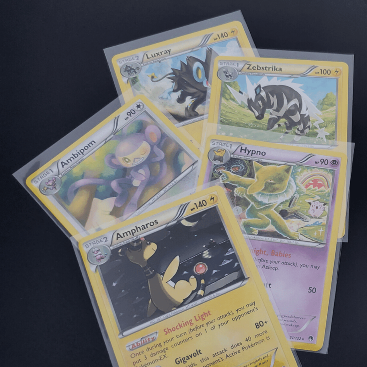 CBG Soft Sleeves (Thick Notched) for Trading Cards (100ct Pack)
