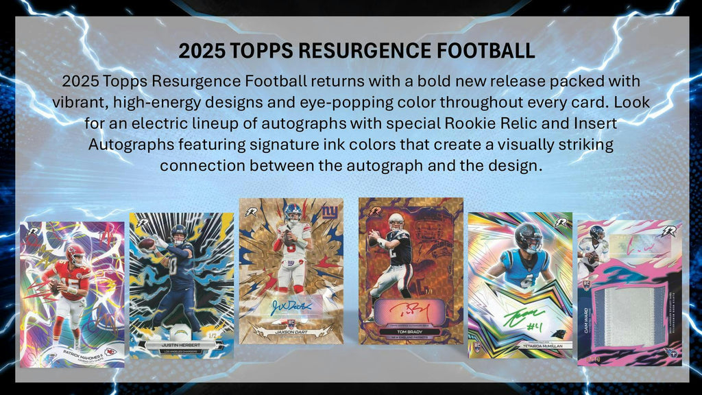 2025 Topps Resurgence Football Blaster Box (Presell 7/31)