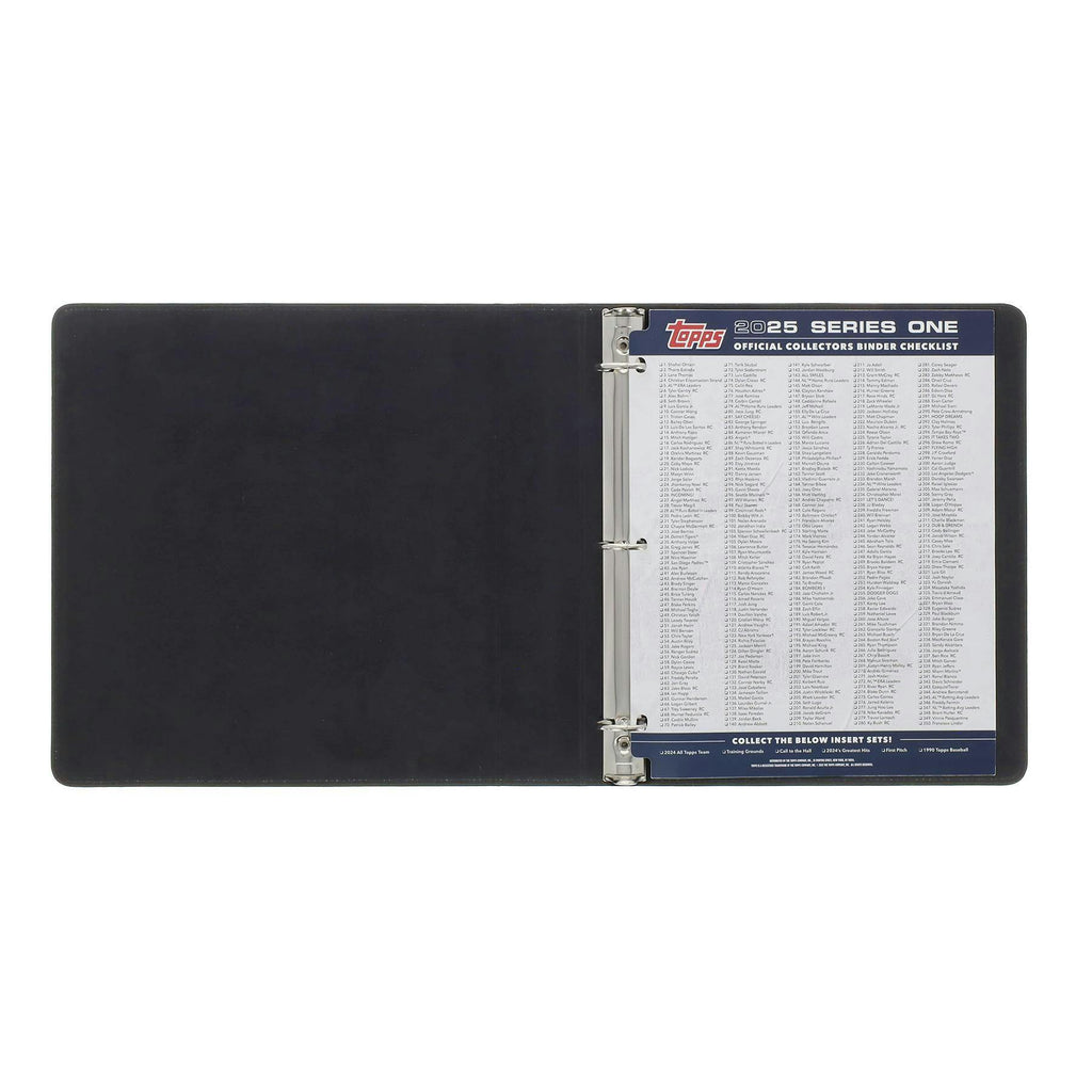 2025 Topps Series 1 Official Collectors 3-Ring Binder (Fanatics)