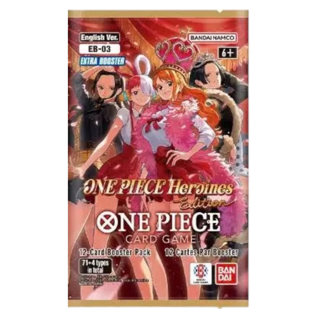 One Piece TCG: EB-03 Heroines Edition Sleeved Extra Booster Pack