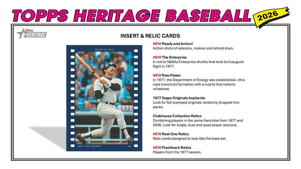 2026 Topps Heritage Baseball Hobby Box (3/18)