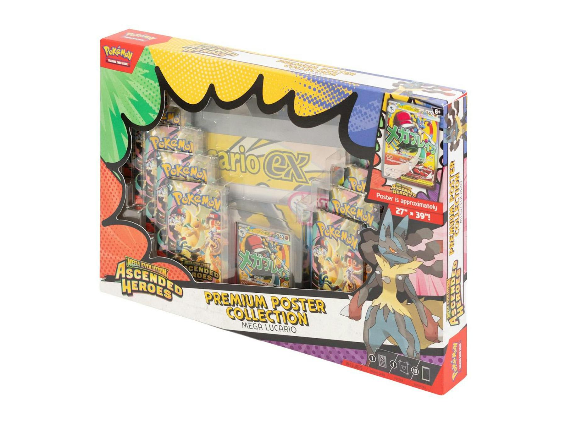 Pokemon Mega Evolution: Ascended Heroes Premium Poster Collection 6-Box Case (3/20)