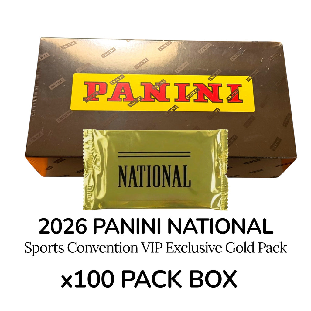 2026 Panini National Sports Collectors Convention NSCC VIP Exclusive Gold Pack 100-Pack Box (Presell 8/5)