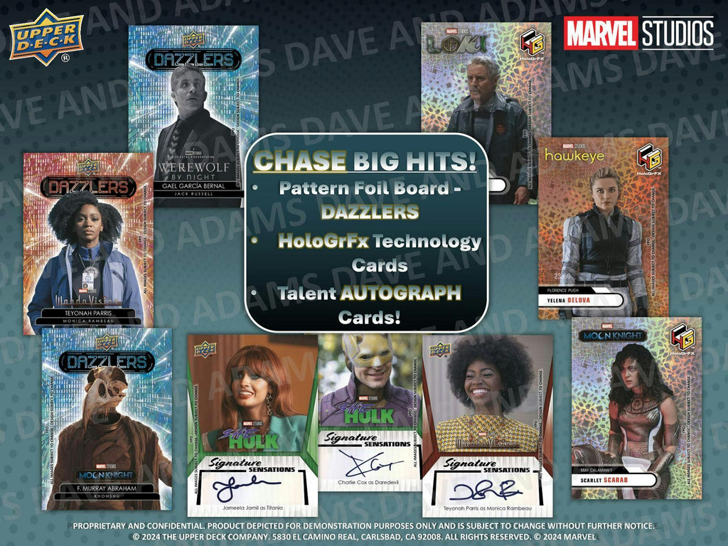 2024 Upper Deck Marvel Studios Series 1 Hobby Box