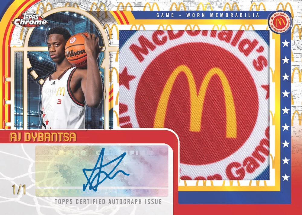 2025 Topps Chrome McDonalds All-American Basketball Mega Box (3/12)