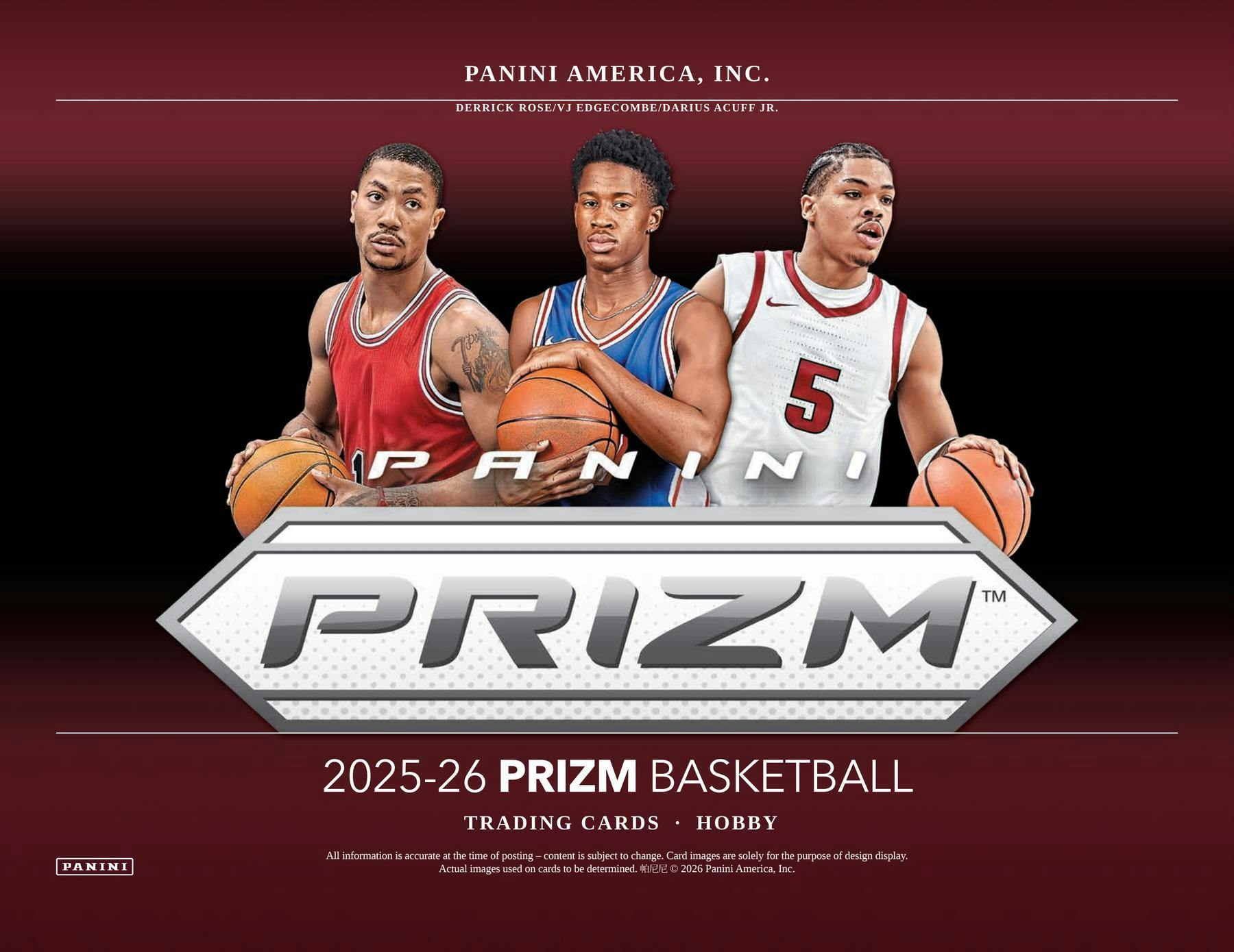 2025-26 Panini Prizm Basketball Hobby Box (7/31)