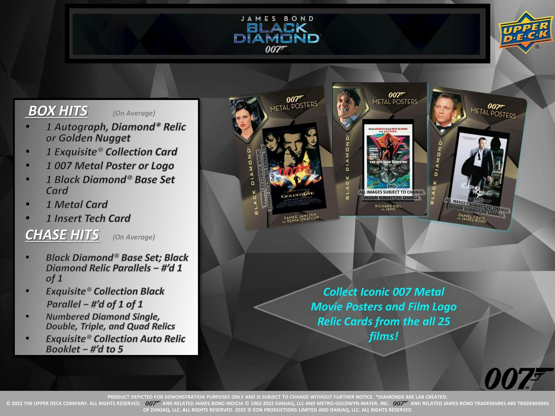 2023 Upper Deck James Bond Black Diamond