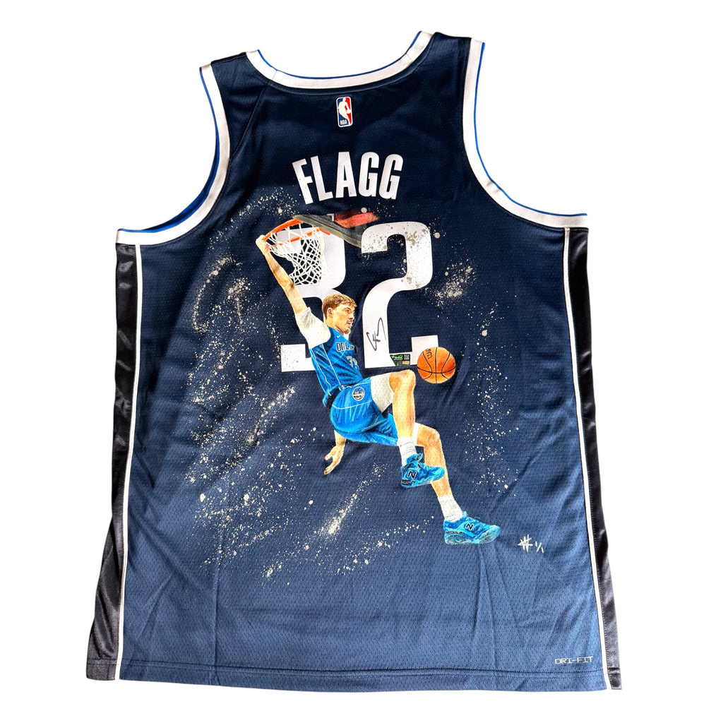 Cooper Flagg Fanatics Authentic Autographed 1-of-1 Hand-Painted Nike Swingman Jersey