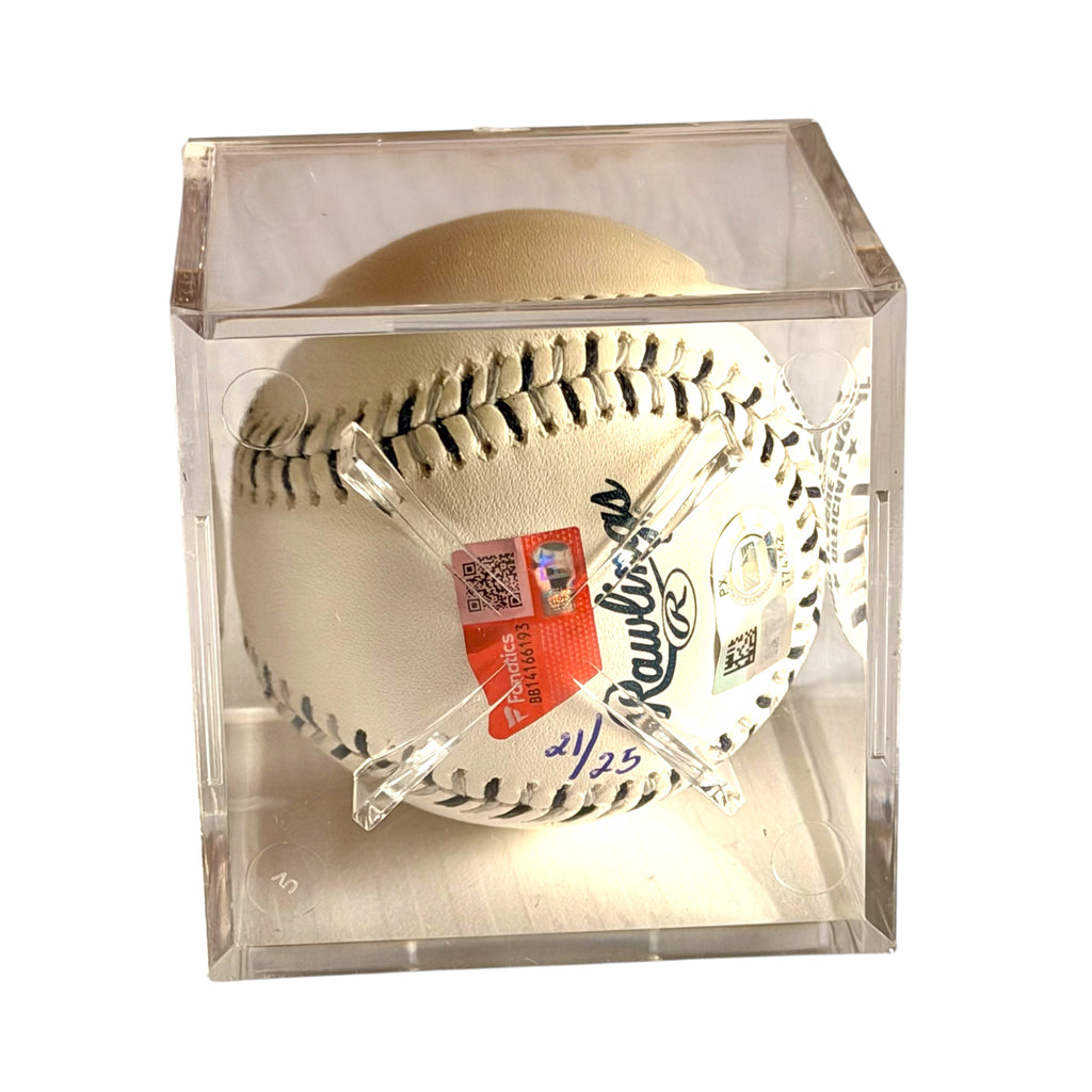Aaron Judge Signed Yankees Logo Baseball “62 HR 10-4-22” LE 21/25 Fanatics Authentic