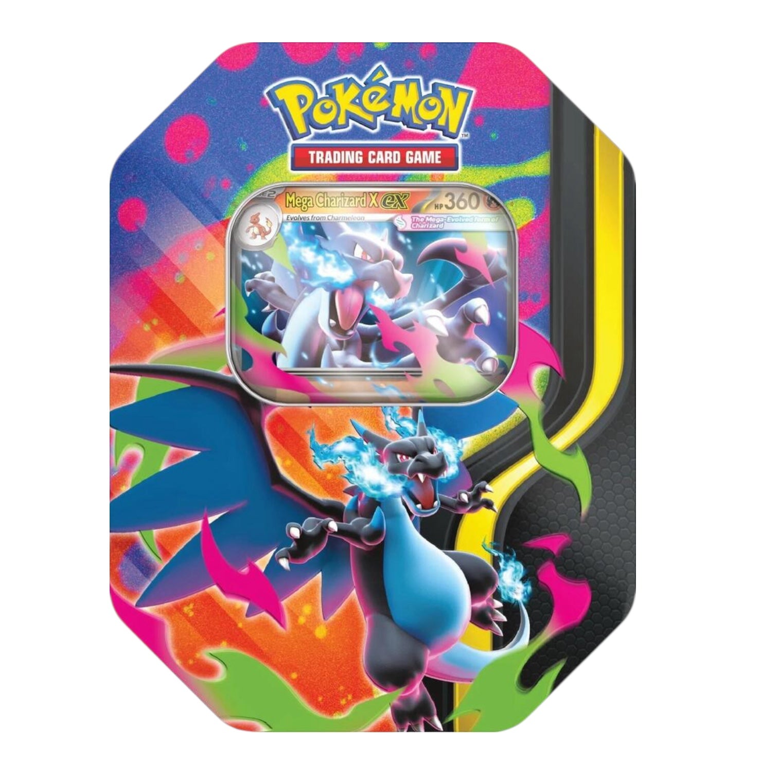 Pokémon TCG: Mega Charizard Tin (2/20) (X or Y assorted)